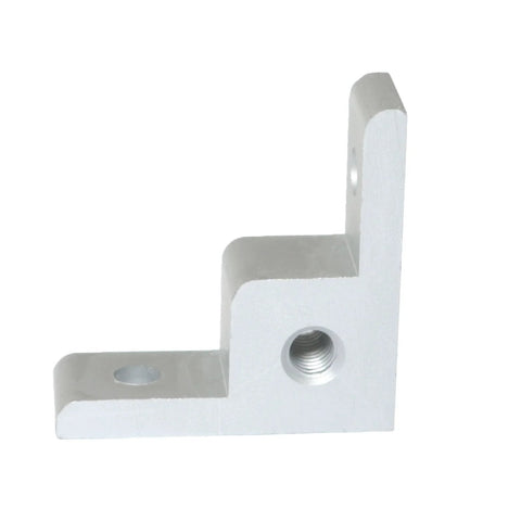 Set Of 4 Aluminum Profile Fasteners For 20 Series T Slot Extrusions, Right Angle Corner Connectors, 90 Degree, Silver Anodized