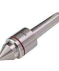 Live tailstock center MT3, 60-degree, silver steel, for wood and metal lathes.