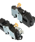 Solid Door Lock Actuator For Front Left Or Right Fits Caddy Escalade Tahoe 2007 To 2014 Chevy Avalanche Impala Perfect Plug And Play Swap That'll Get Ya Rolling Again No More Jammed Locks, black metal and plastic unit shown at angle