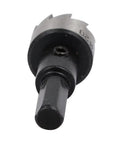 20mm Hole Saw Kit With 67mm Length HSS Cutters includes a close-up of a single metal hole saw with hex shank for wood and metal cutting.