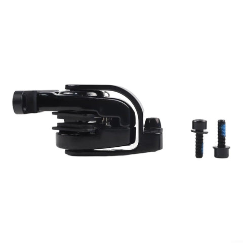 Heavy Duty Mechanical Disc Brakes For Mountain And Road Bikes With Dual Piston Caliper, aluminum caliper with mounting screws.