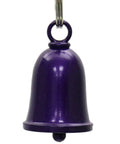 Glitter Purple Motorcycle Good Luck Bell With Key Ring For Bikers Crafted From Lead Free Pewter Durable Weather Resistant Charm Accessory For Riders And Gear Lovers