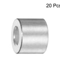 Aluminum Spacer Set 5mm Bore 10mm OD 8mm Length Standoff Bushing For M5 Screws Bolts And Rods Plain Finish Round Spacers Durable