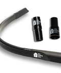 1.25 Inch Flexible Vacuum Crevice Tool With 24 Inch Reach And 2 Adapters 1.5 Inch And 1.375 Inch For Tight Spots Under Refrigerators