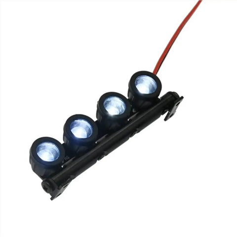 LED Light Strips Kit For RC Crawler Cars Easy Install Roof Light Bar Adds Dope Glow And Bright Accent Durable Plastic Build