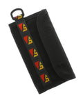 Black ballistic nylon case with daisy chain for Underwater Journal Book With Ballistic Nylon Protective Case Waterproof 28 Page Notebook Pencil Included Built In Daisy Chain Grip Black Ideal For Divers, Explorers And Field Researchers Who Need A Tough As Nails Readable Log.