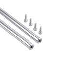 Two Pack 8x250mm Linear Motion Shaft Guides With End Hollow Steel Rods And M4 Screws For 3D Printers And CNC Machines Inner Hole 4mm