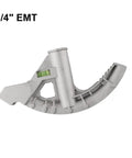 Top Rated 1/2 Inch EMT Conduit Bender Head in cast aluminum with precision degree marks for accurate bends.