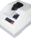 Heavy Duty Money Counter With Quiet Vacuum Suction And Large Lcd Screen Auto Fake Bill Detector Smooth Cash Counting For Small Business multi currency, white design with control panel.
