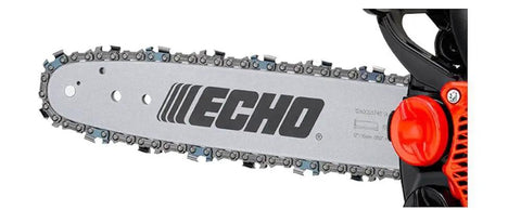 Close-up of 12 Inch Gas Top Handle Chainsaw With 25cc 2 Stroke Engine Dope Power for Pruning and Small Wood Cutting Lightweight CS 2511T