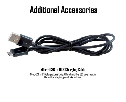 Micro-USB to USB charging cable for Tip 2 Keychain Flashlight With 720 Lumens USB Rechargeable EDC Pocket Light.