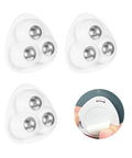 Set Of Eight Heavy Duty Self Adhesive Castor Wheels Providing Slick Three Sixty Degree Spin For Swift Diy Furniture Fixes