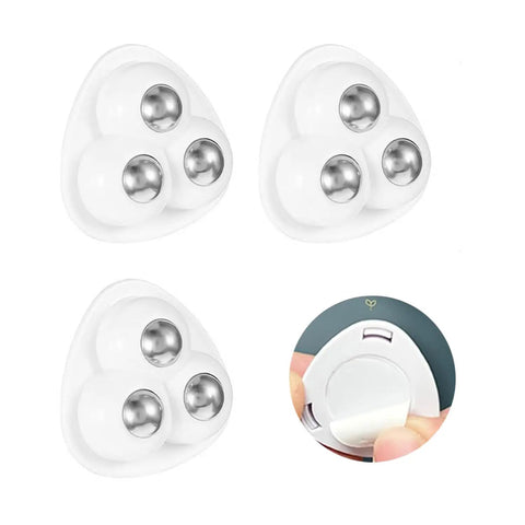 Set Of Eight Heavy Duty Self Adhesive Castor Wheels Providing Slick Three Sixty Degree Spin For Swift Diy Furniture Fixes
