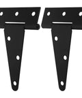 Heavy Duty Bearing Hinge 4 Inch Extended T Shape Slotted Iron Door Hinge For Wooden Gate Black Finish Easy Install