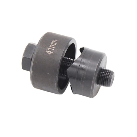 41mm Hole Punch Knockout Die And Punch Set For Beer Brewing Equipment, black metal tool for precise burr-free holes in kettles.
