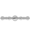 Firenze Collection Chrome Traditional Round Cabinet And Drawer Pull Handle For Kitchen And Bath 3 3/4 Inch Center To Center
