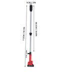 Heavy Duty Cordless Stick Transfer Pump With 720 GPH Flow For Diesel Gas And Water Use, showing dimensions and design details.