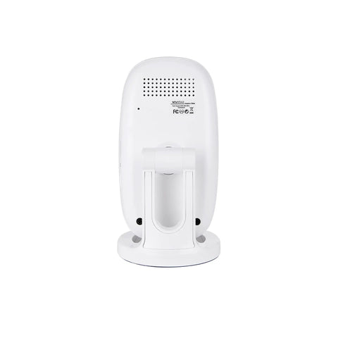 Back view of 1080P HD Wi-Fi Security Cam with Wide Angle View, Motion Detection, Night Vision, for home and office use.