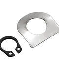 10-Piece Footpeg Mount Hardware Kit With Stainless Steel Bolts Pins And Spring Washers For Harley Touring Dyna Softail And Sportster Models 883 1200 From 1990 To 2024 Direct Replacement Complete Set, black and silver washer set
