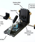 Aluminum Pocket Hole Jig System Pro M2 Adjustable And Easy To Use Joinery Woodworking Tool with Dust Spout Connector and T Track Slot