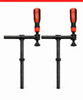180 Degree Welding Fixture Screw Clamps For Five Eighth Inch Tables Two Pack Tough As Nails Heavy Duty Solid Steel Hold Down