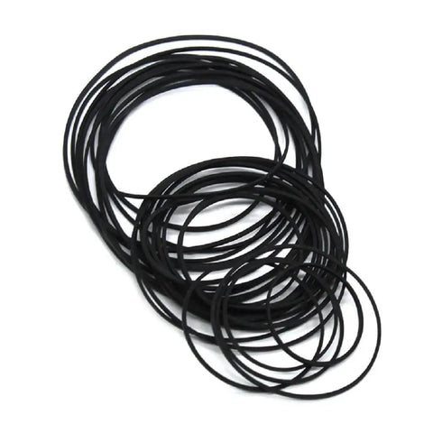 Bundle Of 30 To 40 Pulley Belts For DIY Toy Module Car Black Rubber Drive Belts With Diameters From 3cm To 8cm Dope For Small Engines