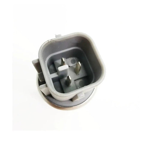 Beefy High Low Pressure Sensor Switch For Excavators And Heavy Machinery 5MPa To 50MPa Hydraulic Pressure Switch Durable Industrial Sensor Replacement For Excavation Equipment Compatible With Heavy Machinery, gray connector close-up