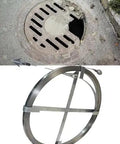 Heavy Duty Sewer Drain Snake Tough As Nails Unblocking Cable For Stubborn Wastewater Manhole Clogs and drainage cover.