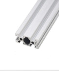 2040 Aluminum Profile Linear Guide Anodized Extrusion 2040 Aluminum Profile For CNC 3D Printing Engraving Machines Accessories 400 Mm Length Precision Fit For Automation Projects And DIY Builders, 400 mm aluminum extrusion end view