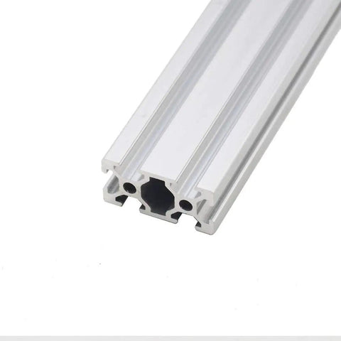 2040 Aluminum Profile Linear Guide Anodized Extrusion 2040 Aluminum Profile For CNC 3D Printing Engraving Machines Accessories 400 Mm Length Precision Fit For Automation Projects And DIY Builders, 400 mm aluminum extrusion end view