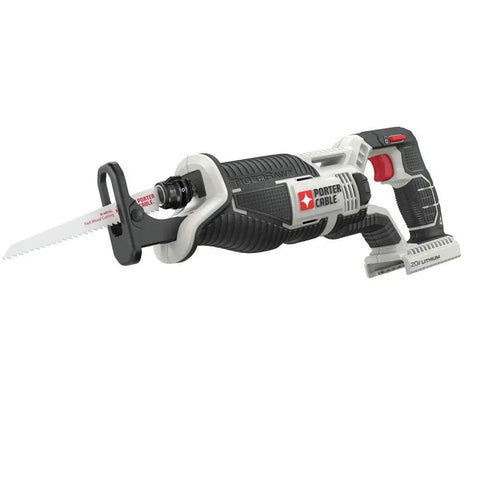 Top Shelf 20V Max Cordless Drill And Reciprocating Saw Combo Kit With High Speed Drive And All Metal Gearbox showing a reciprocating saw.