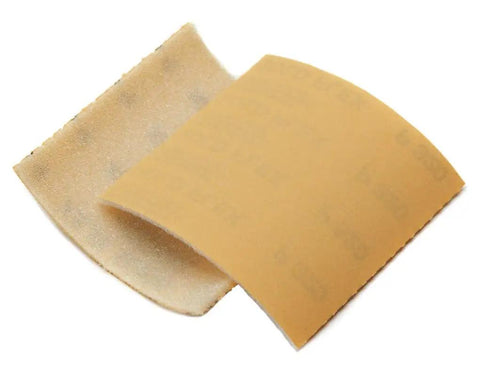 Soft Hand Sanding Sheets 4.5 By 5 Inch Grit 240 On Perforated Roll 200 Sheets A Weight Latex Backing Flexible Profile Sanding Aluminum Oxide
