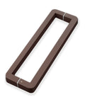 Industrial Bully Proof Commercial Sliding Door Handle Aluminum Alloy Push Pull Grip Rust Resistant ergonomic brown entry door lever