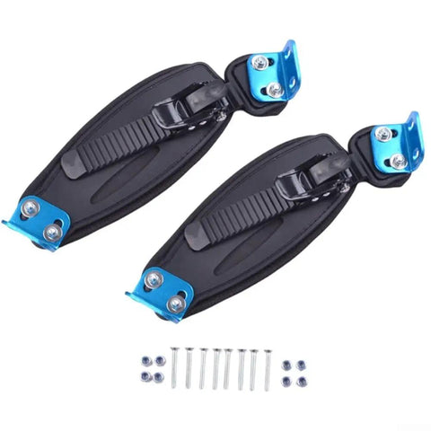 Adjustable Foot Strap For Electric Skateboards With Easy Install Buckle And Rubber Nylon Fixing Band, Snug All Day Fit, Blue Version