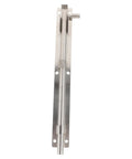 Heavy Duty Stainless Steel Sliding Gate Latch And Barn Shed Door Security Bar, top view showing sleek rod design.