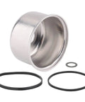 Carburetor Overhaul Kit With Float Bowl Seal Ring And Gasket For Briggs And Stratton Lawn Mower Engines Easy Install And Ready To Fire 498260 493762 493640 398191 796611 490937 398183 498261 20-141-1 showing metal float bowl and rubber gaskets