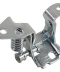 Heavy Duty Left Side Door Hinge Built Tough For Slick Swing And Rock Solid Durability Perfect Swap For Dodge Caliber Jeep Compass Patriot 2007 To 2017 Car Models, showing detailed metal construction and spring.