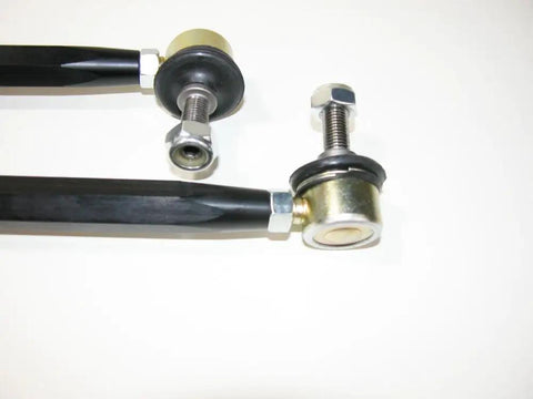 Front Adjustable Sway Bar End Links For Mazda 3 2004 2013 Mazdaspeed 3 Sealed Ball Joint Design In Anodized Aluminum T3 Hex Stock Beefed Up For OEM And Aftermarket Sway Bars, close-up