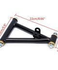 Front Suspension Swingarm Assembly Kit component with measurements for DIY ATVs Go Karts Buggy and Quad Projects