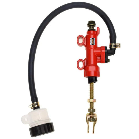 Rear Brake Master Cylinder Reservoir For Coleman KT196 CK100 And Yerf Dog GX150 Go Kart Buggy 150cc 110cc 125cc 250cc ATV Red
