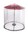 6Ft To 11Ft Patio Umbrella Mosquito Netting With Zipper Door Polyester Mesh Windproof And Portable Keeps Mosquitoes At Bay While You Chill Outdoors Under The Shade