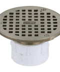 Adjustable Floor Drain With PVC Body 2 Inch Solvent Weld Connection Quarter Turn Full Port Ball Valve Built To Last Quick Install