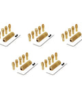 Pro Level Brass Collet Bits For Dremel Rotary Tools 5 Piece Set, heat treated brass collets and hex wrench included.