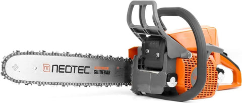 Lightweight Gas Chainsaw With 16 Inch Bar And Chain And 45.4cc Powerhead Delivers Real Cut Power 3 HP Output 2.24 kW 13.3 Lb