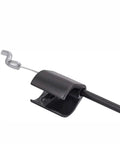 Top Shelf Replacement Throttle Cable For Poulan HD3X And Craftsman AYP Walk Behind Mowers showing black wire with Z-bend end.