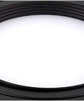 WKNHHL Recessed Lighting Housing Trim Kits Ultra-Thin Black Single Head Square Lighting Downlight close-up view of trim.