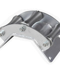Industrial Cable Pulley Set With Beefed-Up Heavy Duty Steel Sheave For Large Scale Laying, showcasing cable rollers and mounting bracket.