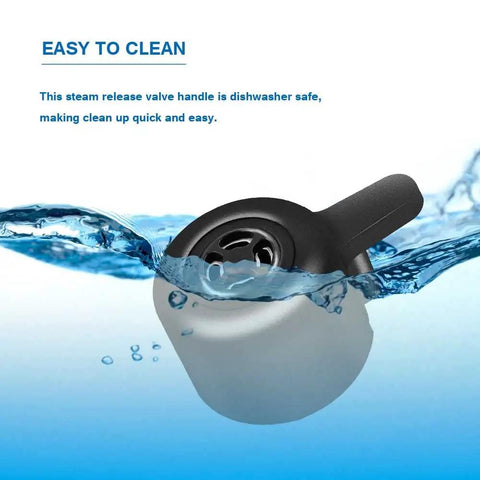Steam Release Valve Handle For Ninja Foodi OP401 OP301 6.5 And 8 Quart Pressure Cooker Replacement Part submerged in water