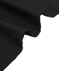 Close-up of black Foldable Piano Dust Cover for 61 and 81 Key Digital and Electric Pianos, lightweight dustproof protector
