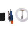 Components of Keep Your Cool Under Pressure With This Tough Aluminum Industrial Cooling Vest, including air hose and connection fittings.